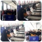 شرکت دانشجویان در مراسم راهپیمایی  حمایت از کودکان مظلوم غزه